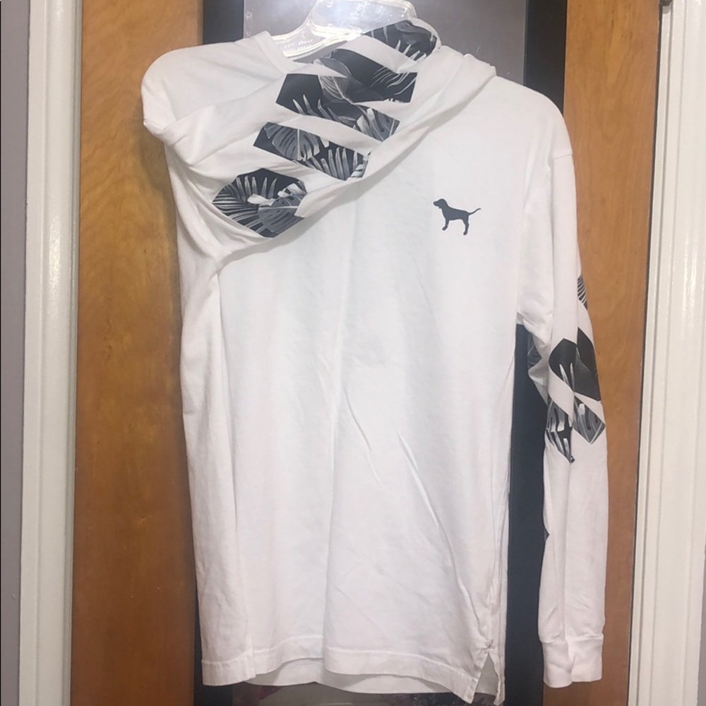 White PINK shirt w/ cut out back